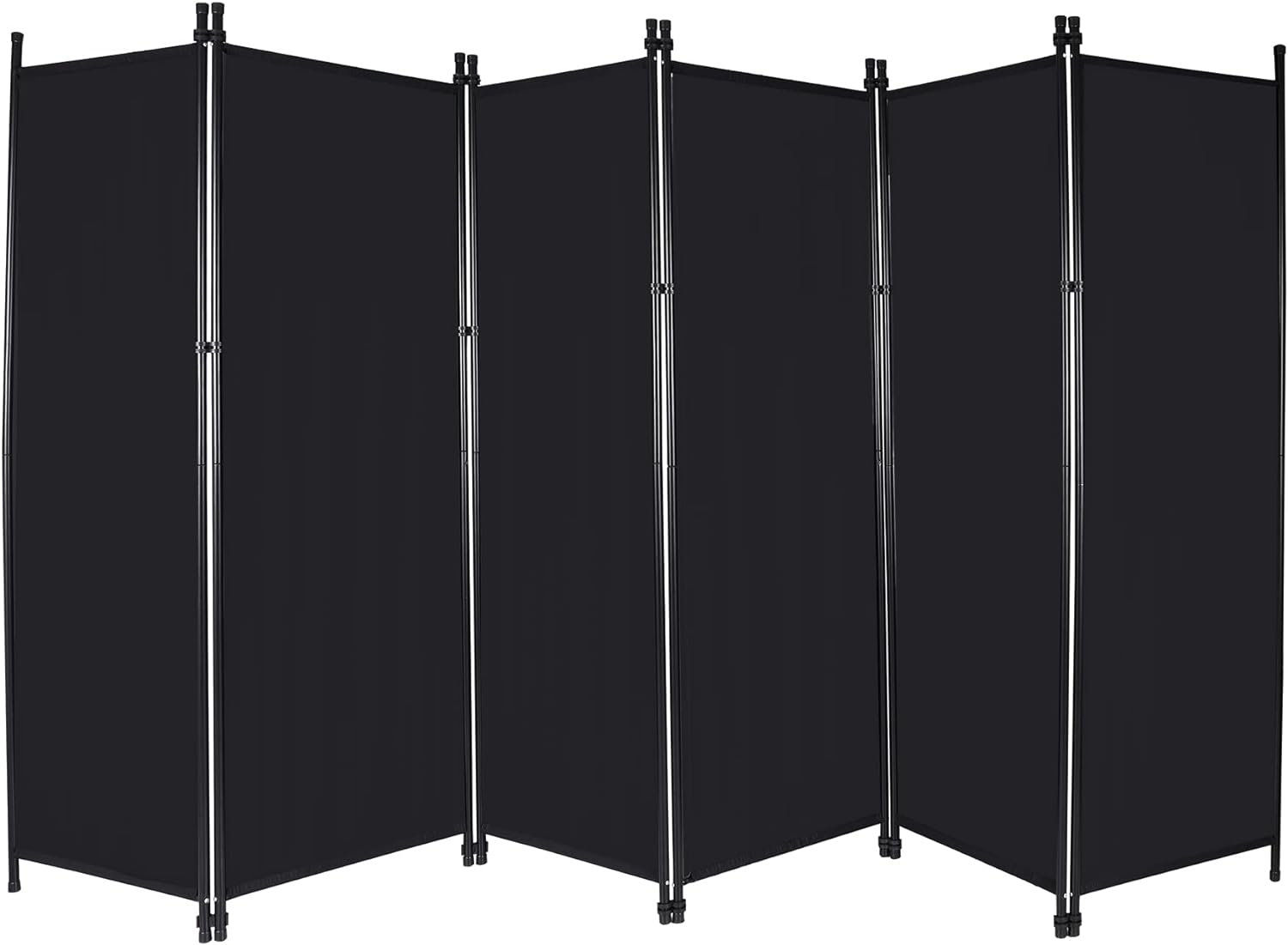 Ebern Designs Large 6 Panel Folding Room Divider, Portable Partition ...