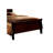 Queen Size Cherry Bed, Solid Wood Transitional Bedroom Style With Bracket Feet And Build Design-1523259344-1523259348