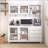 63" W Large Kitchen Hutch Cabinet-2047976145