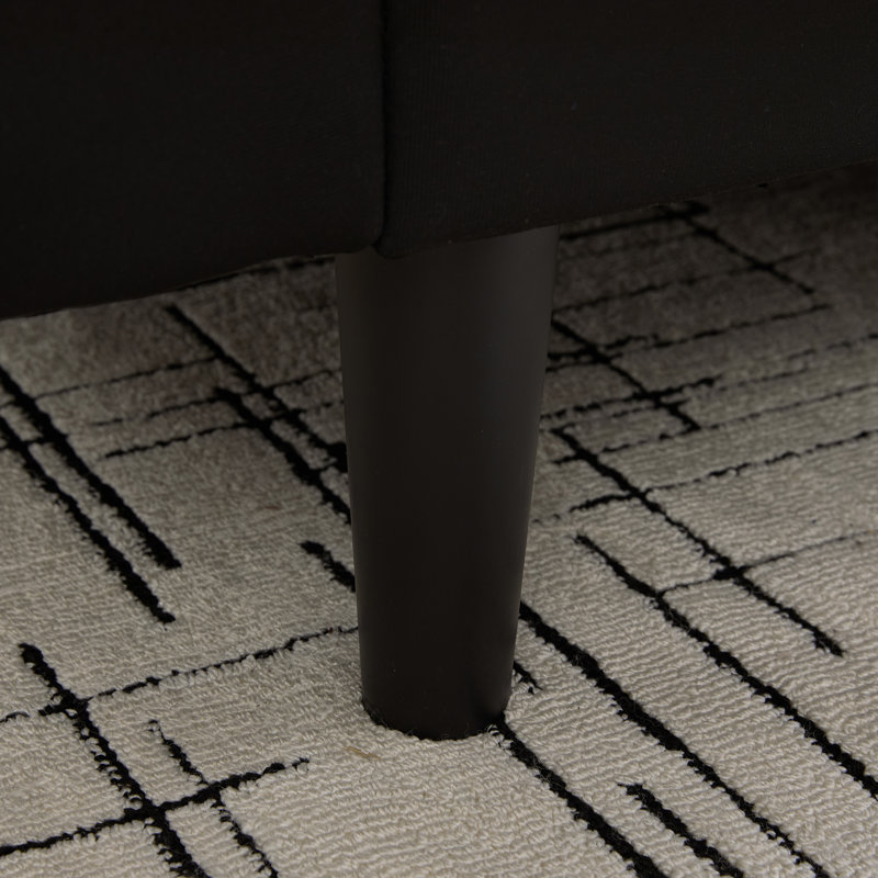 Canapé 84 po 3 places en chenille 84 po avec 2 coussins pour le salon, le bureau et les appartements, Gris