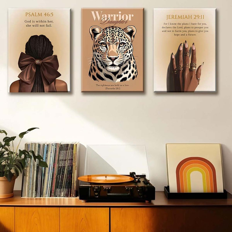 3 Piece Wrapped Canvas Wall Art
