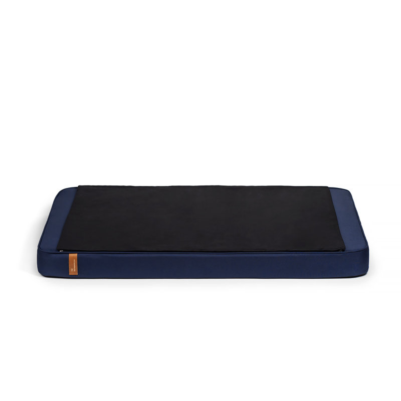 Polyester Pet Bed, 8cm H x 80cm W x 54cm D, Navy Blue