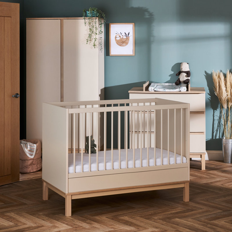 Astrid Mini 3-Piece Nursery Furniture Set, Satin