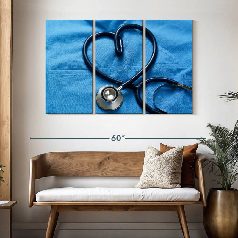 Stéthoscope Alcaraz, H 32 po x l 50 po