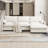 96.5'' L-Shaped Sectional Sofa With Storage Ottoman And Pockets, Adjustable Phone Holder, USB Charger, Chenille, 3 Colors-684385576