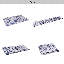 Tapis bleu lavable MAVAL 8 x 10 (bleu, 8 pi x 10 pi)-1450177948
