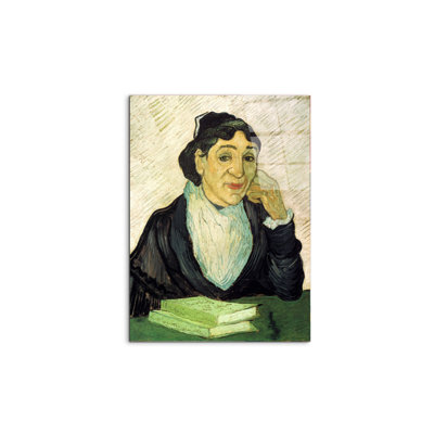 L Arlesienne Madame Ginoux By Van Gogh Vincent 80cm H X 60cm W CrystalArt Material Acrylic Glass Effect, Frameless Panel Lightweight Ready to Hang