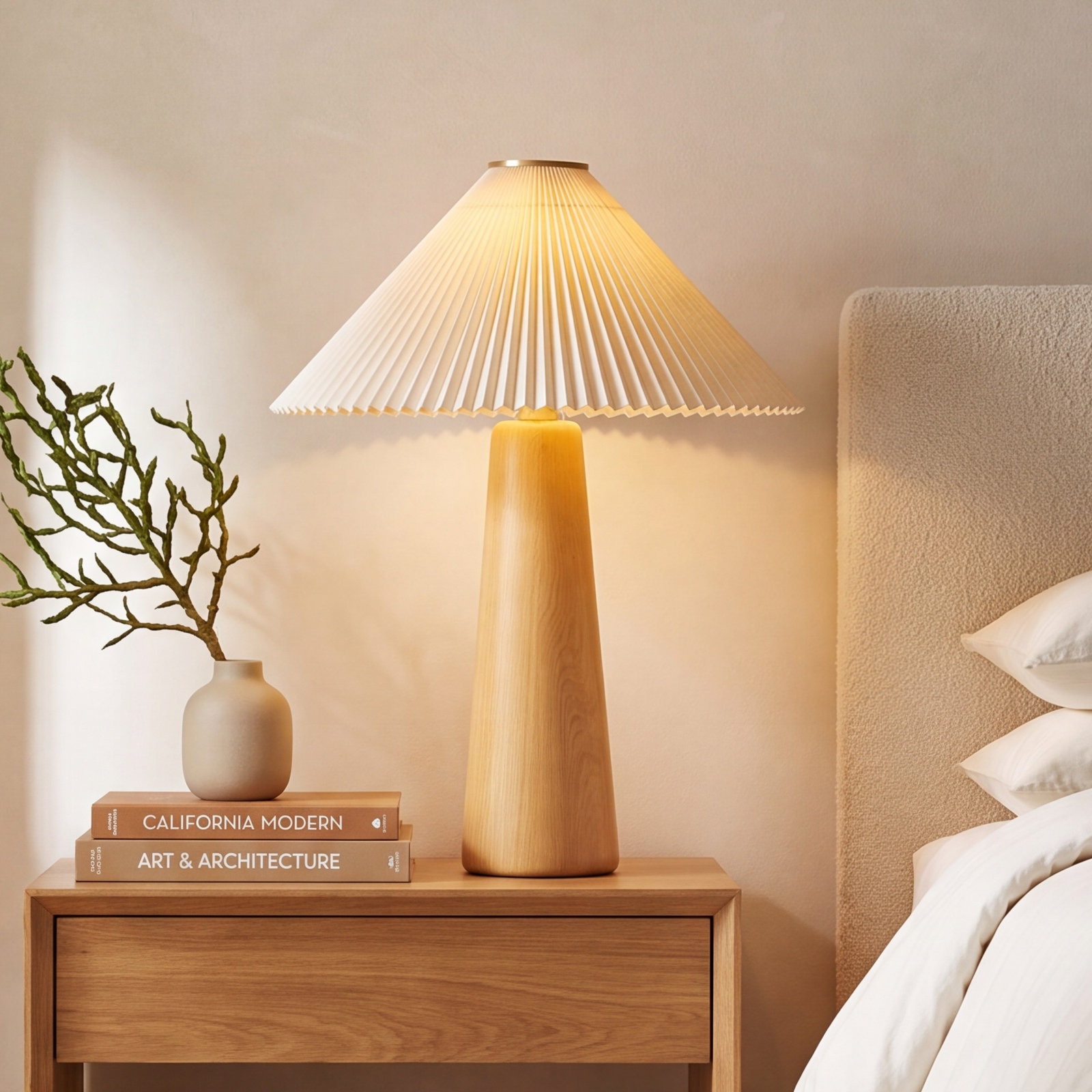Anabelle Solid Wood Table Lamp