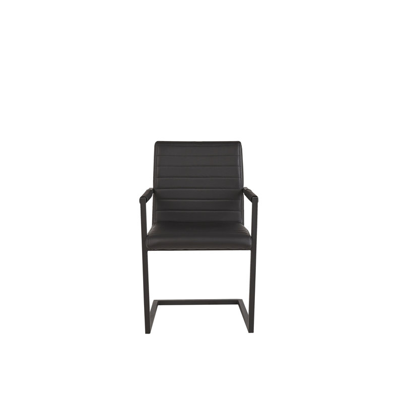 Nolette Upholstered Dining Chair, Black