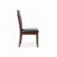 Ensemble de 2 chaises d'appoint en similicuir cerise Zilo avec dossier rembourré