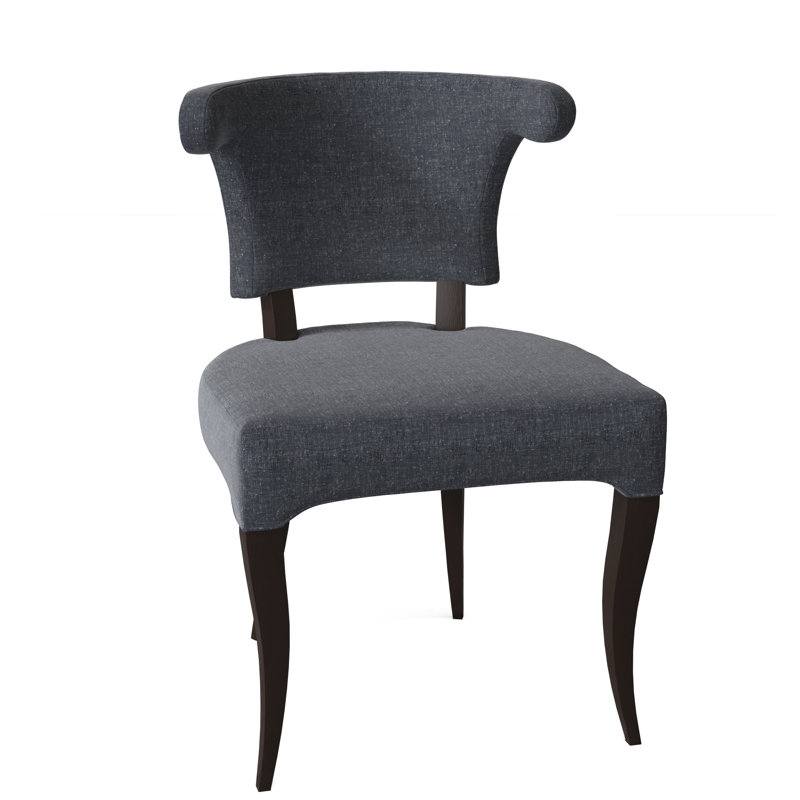 Athena Dining Chair, American Walnut, Filigree Ivory