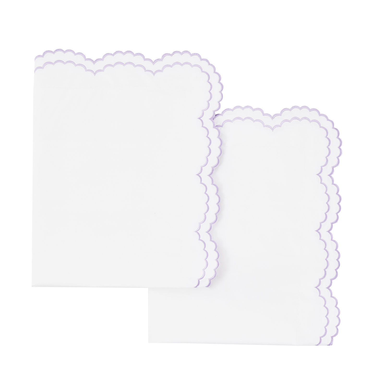 Berrada Cotton Shams, Purple