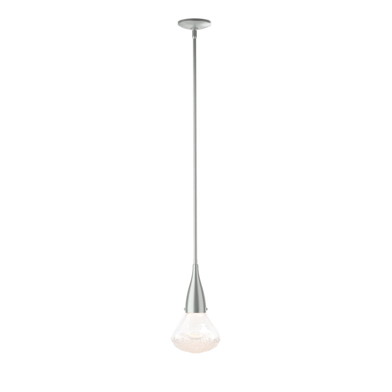 Fritz 1 - Light Single Teardrop Pendant, Vintage Platinum