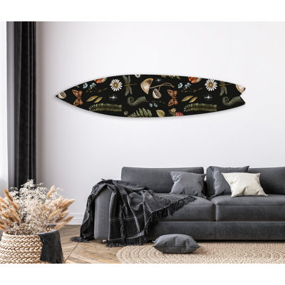 Handmade Traditional Plants & Flowers Wall Decor on Acrylic
