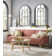 Windmere Traditional Oriental Medallion Rust/Brick/Navy Area Rug