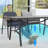 Patio 7-Piece Textilene Dining Set with Umbrella Hole, Swivel Chairs-765109608