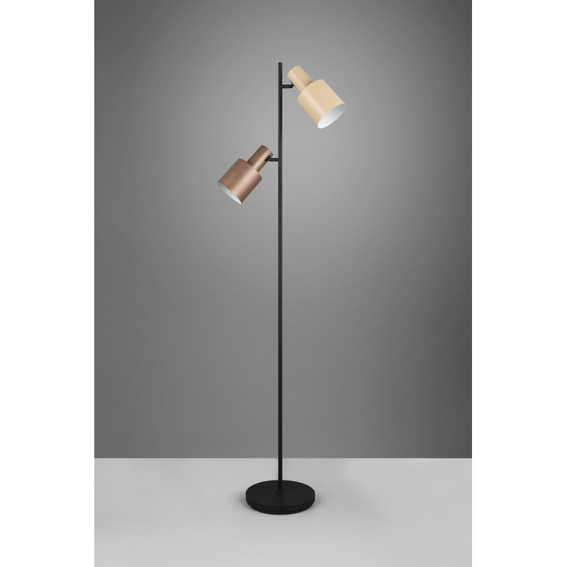 Kenisha 161cm Floor Lamp, Beige/Brown