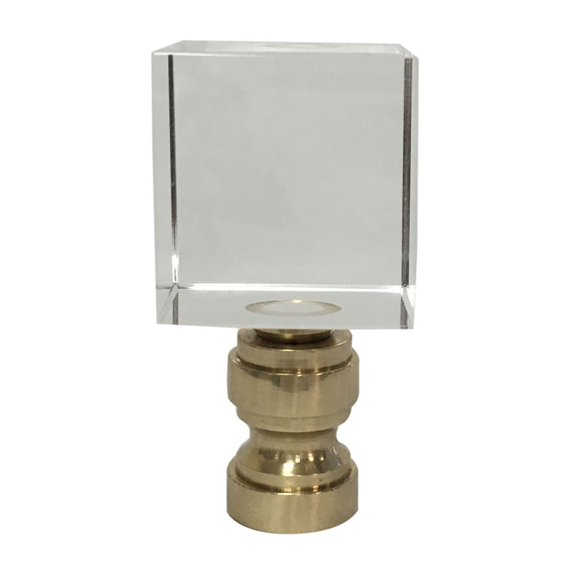 Faîteau de lampe cubique en cristal