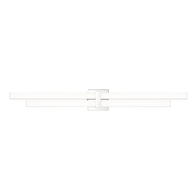 Brinli 2 - Light Dimmable LED Bath Bar, Chrome