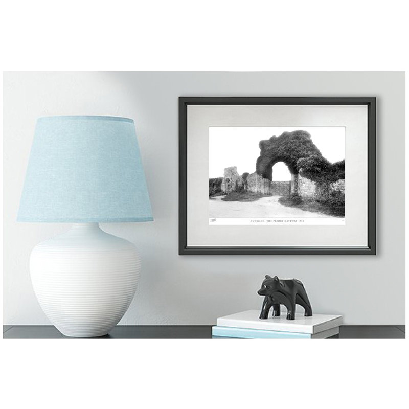 Dunwich, The Priory Gateway 1910 by Francis Frith - Single Picture Frame Print, 45cm H x 60cm W x 2.3cm D