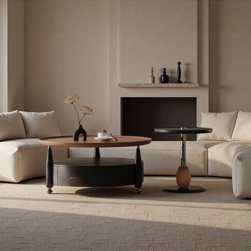 Table basse de style moderne et minimaliste