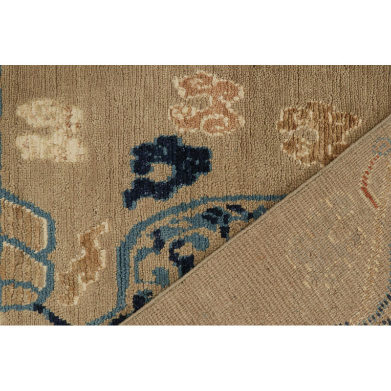Burano Handmade Kilim Wool Animal Print Area Rug, Runner 3' x 8'