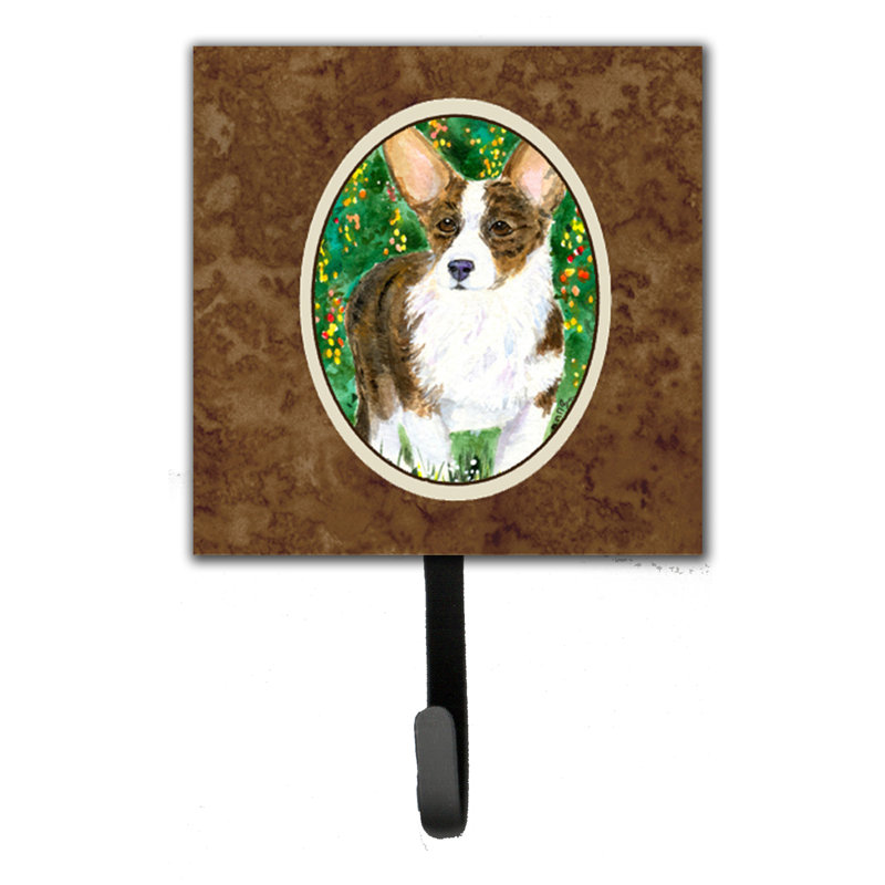Porte-laisse corgi et crochet à clé