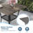 Tekeyla Square Metal Outdoor Dining Table , 27.6'' in. W 27.6'' in. D-1693203364