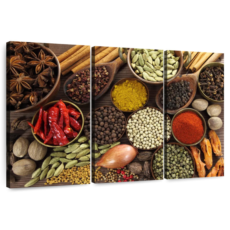 Yarlin Natural Spices, 48" H x 74" W