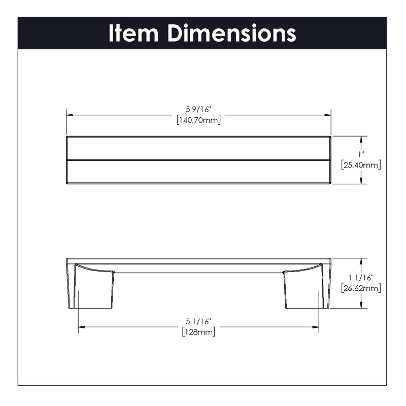 Avenue Collection Pull, 5 1/16", Satin Nickel