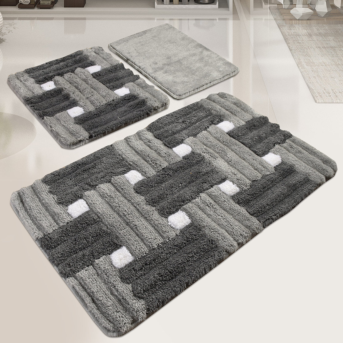 Corrigan Studio® Armenta Natural Fiber Bath Rug & Reviews | Wayfair