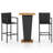 Kristne Square 2 Person 60cm Long Bar Height Dining Set-61710329
