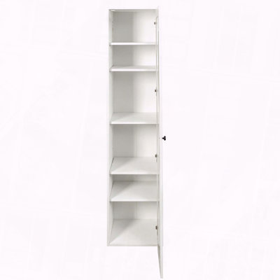 Display Cabinet Bookshelf Storage Shelves Glass Door