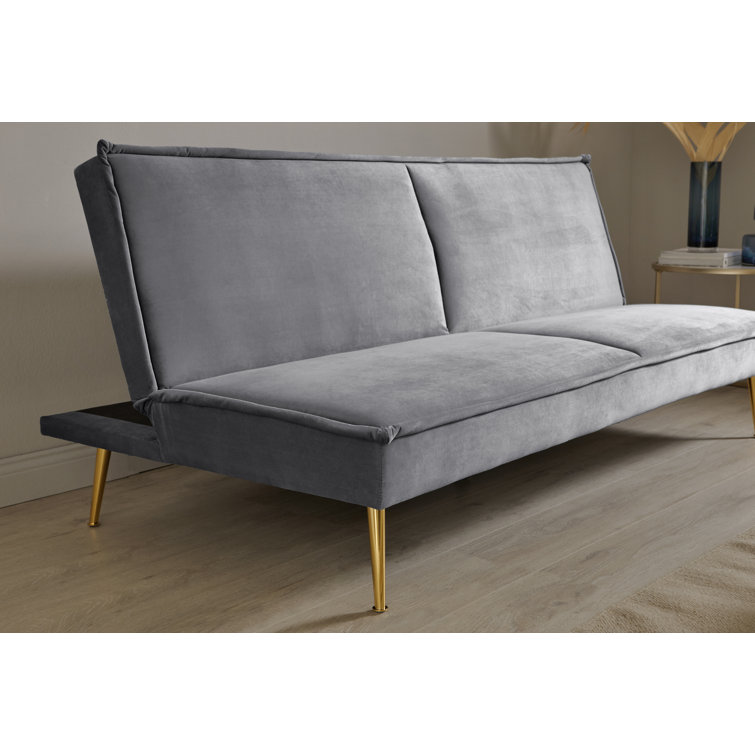 Chillax 51.97 Square Arm Convertible Loveseat Jahnke