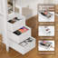 Steel Computer Desk with Built-In Electrical Outlet-1839369256-1839369257