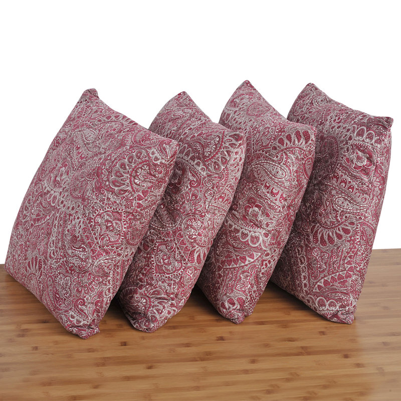 Paisley Pillow Cover, Rose Pink, 18" x 18"