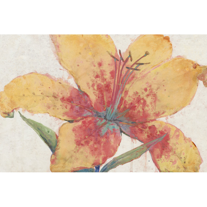Lys en fleurs, H 12 po x l 18 po x P 1,25 po