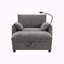 Chaise avec repose-pieds avec rangement-882301787