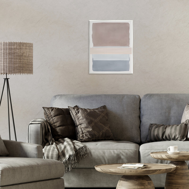 «Fun with Blues & Browns», plaque murale par Nina Jacobs