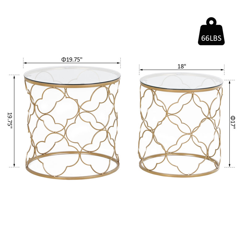 Ensemble de 2 tables gigognes Frame