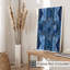 Motif géométrique abstrait bleu I, reproduction d'art moderne sans cadre-6565237