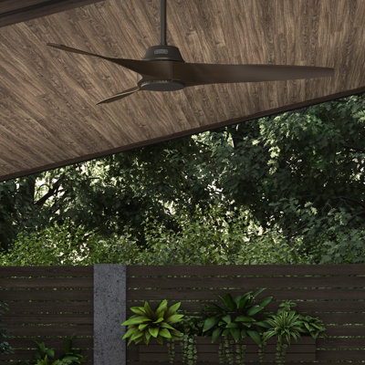 52" Mosley 3 - Blade Indoor / Outdoor Modern Ceiling Fan And Wall Control