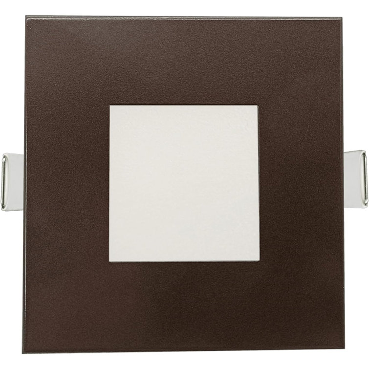 4'' Selectable Color Temperature 12 Watt Dimmable Air-Tight IC Rated Standard Recessed Lighting Kit
