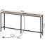 180cm Narrow Console Table with Power Outlet