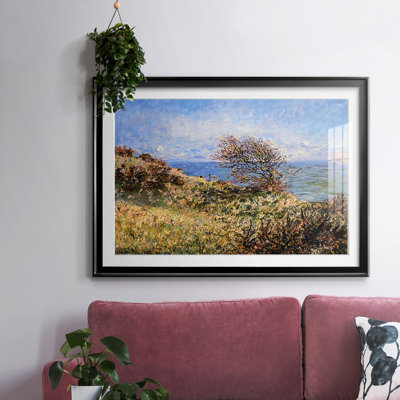 On The Cliff At Fecamp, 1881, reproduction d'art sur papier