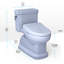 Toilette allongée au sol pour bidet Guinevere 1,28 GPF (siège inclus) avec chasse d'eau automatique
