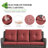 Carolina 5 - Person Patio Conversation Sets with Cushions