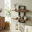 2 Piece Metal Floating Shelf