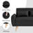 Arlander 47.2'' Slipcovered Loveseat-779801093