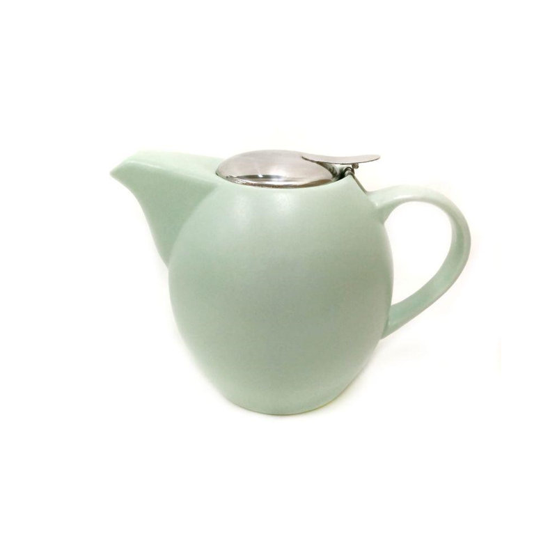 Théière en porcelaine perle Attleborough, Vert, 30 onces